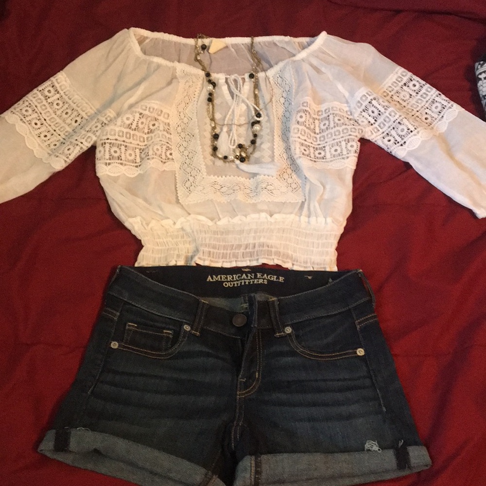 Me to we boho beautiful summer crochet top